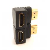 【线】90度 HDMI 公/母 转接头